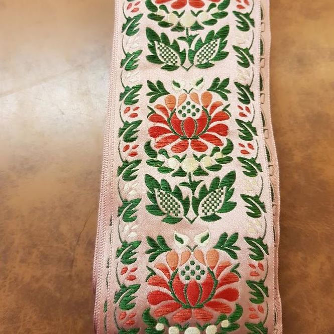Main Image Silkebånd folkedrakt rosa