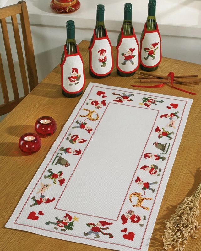 Glade julemenn 41x83cm