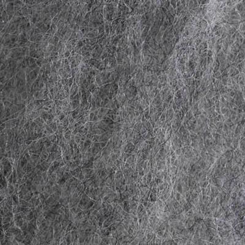 Kardet uvasket, mørk grå 100g