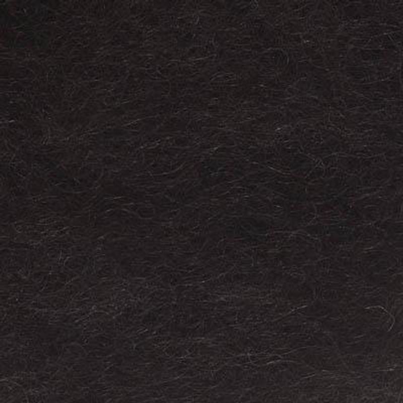 Kardet Pelsull/C1, mørk brun 100g