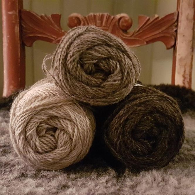 Main Image 2-trådsgarn lys grå