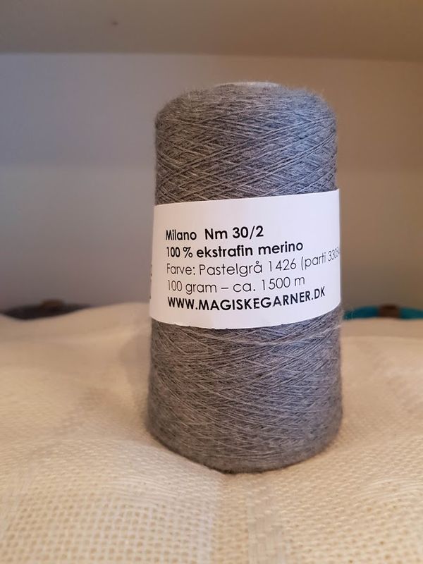 Merino ull 30/2 f. Pastelgrå 1426