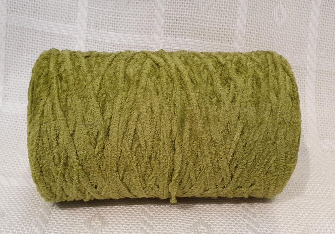 Hovedbilde Chenillegarn Lys grønn