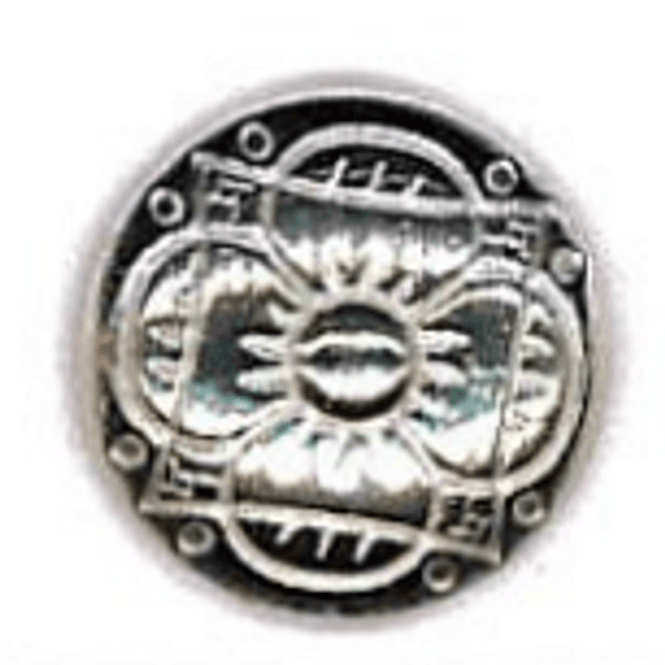 Hovedbilde Sølvknapp 15mm 4-kløver Tinn