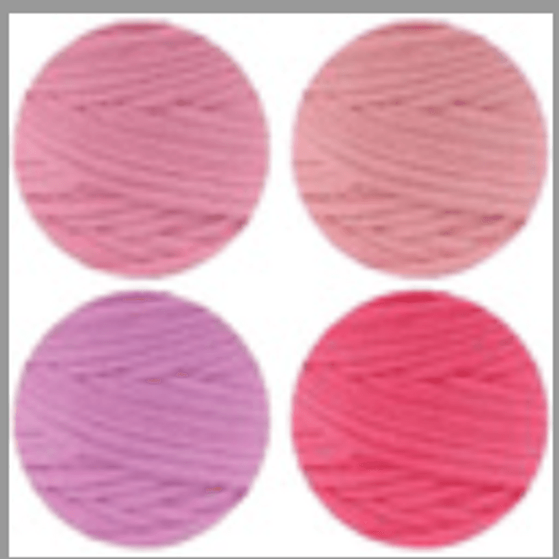 Eco Vita - Resirkulert t-skjorte garn/trikot garn f. 17 Fucsia 